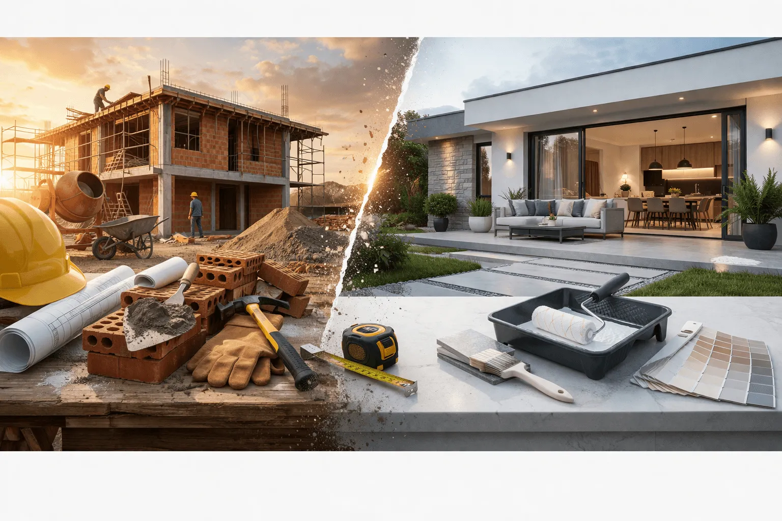 Vale mais a pena reformar ou construir?